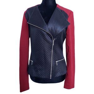 PERIPHERY  Black & Rust Asymmetrical Zipper  S